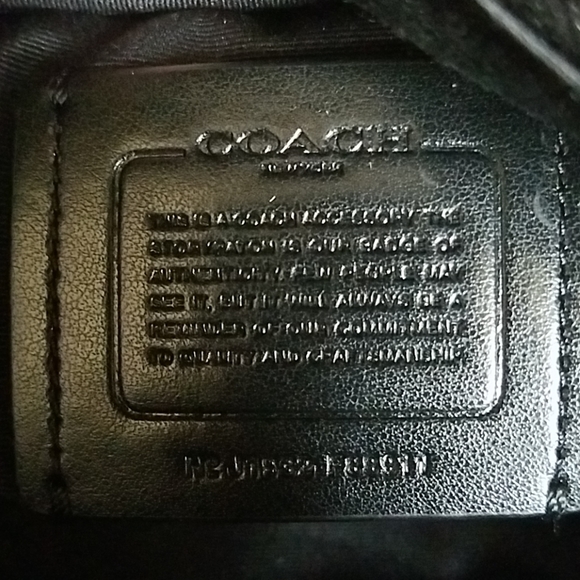 Coach Men's Signature Dopp Kit Shirting Plaid - Picture 5 of 6